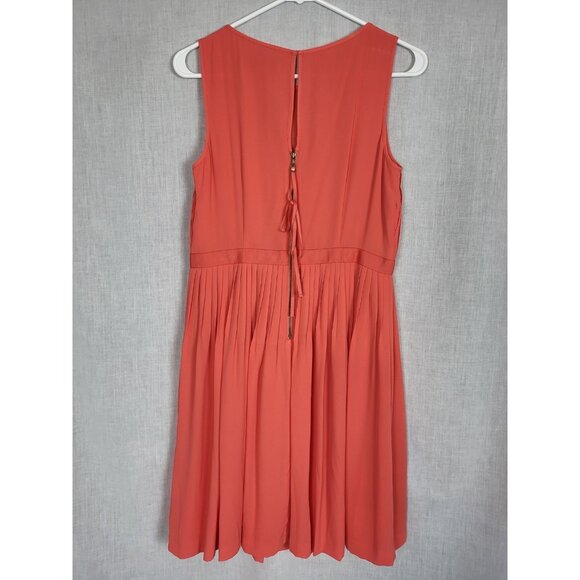 LOFT Peach Dress Women's Sz 6P NWT! Party Cocktail Garden Wedding Summer Spring - Picture 2 of 5